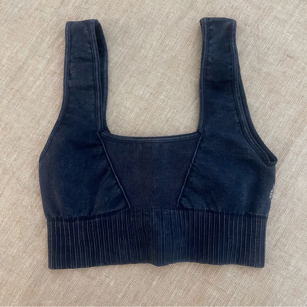 Free People square neck good karma sports bra |Size XS/S